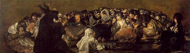 Francisco de goya y Lucientes Witches Sabbath China oil painting art